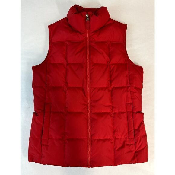 Land's End Puffer Vest 80% Down Full Zip Winter Snow - Size Small - Picture 1 of 7